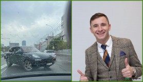 FOTO // Emilian Crețu încalcă regulile de circulație? Cum a fost surprins Porsche-ul actorului